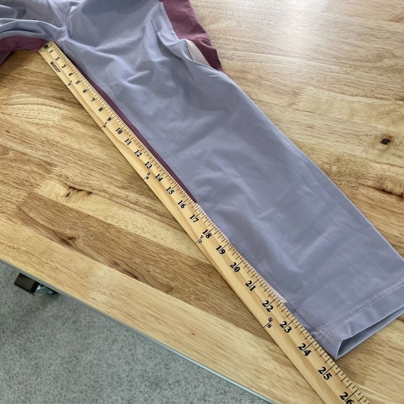 Outdoor Voices Zoom 7/8 Length Colorblock Leggings TechSweat Purple Size XL - Picture 13 of 16